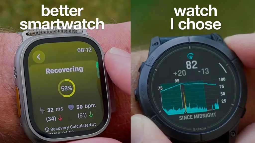 Garmin Fenix vs Apple watch Ultra - a hiker's comparison by @TheHikingGuy